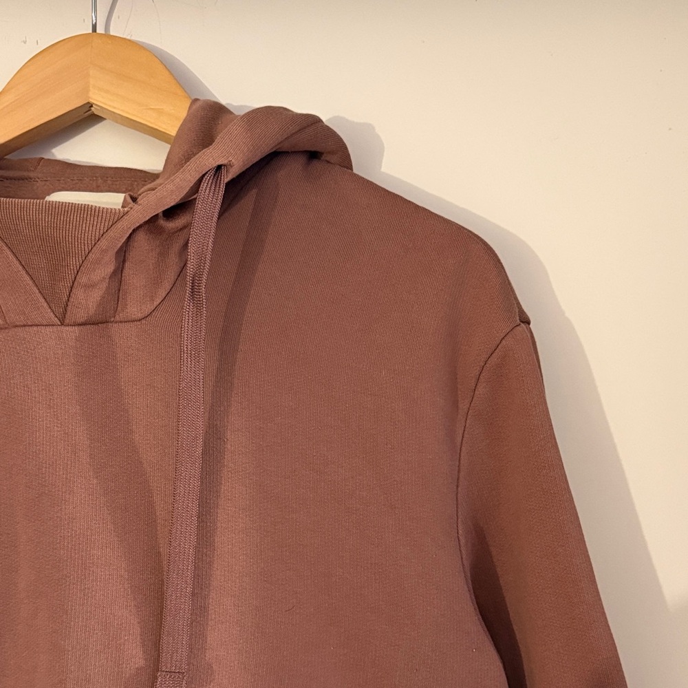 Club Monaco Men’s Hoodie in Clay Red - Large